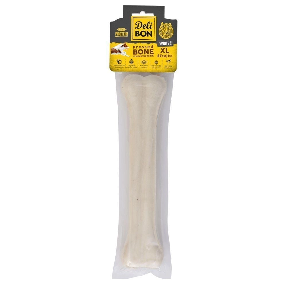 Delibon Preslenmiş Kemik Köpek Ödül Maması 27 cm XL – 1 Adet