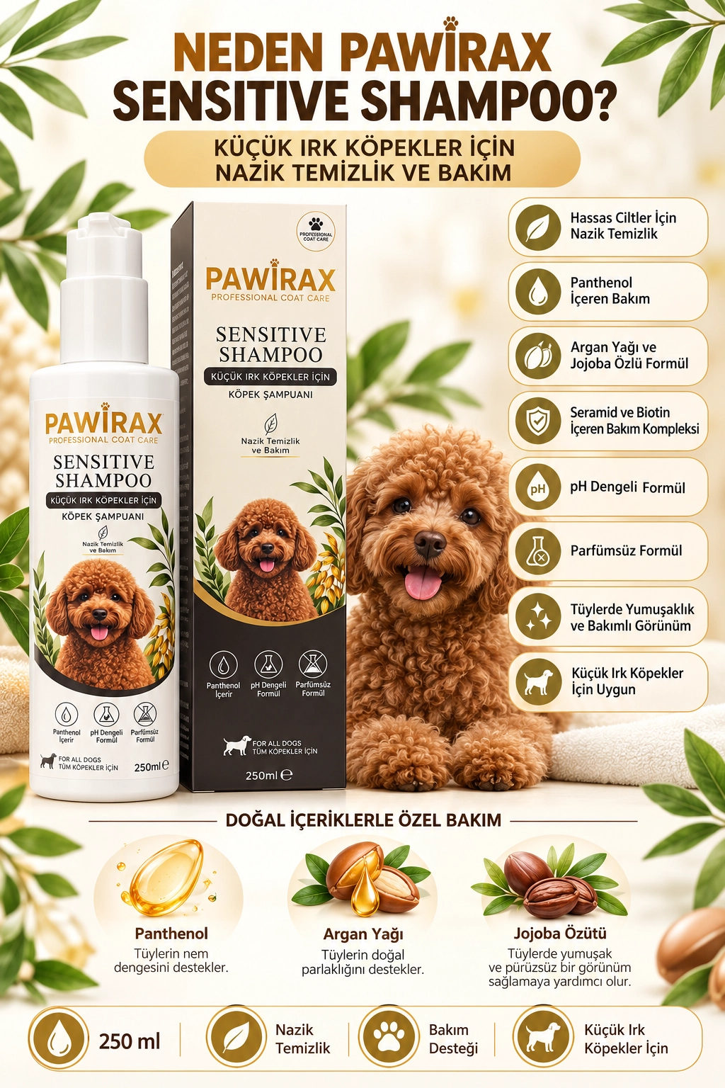 PAWİRAX SENSITIVE SHAMPOO 250 ML