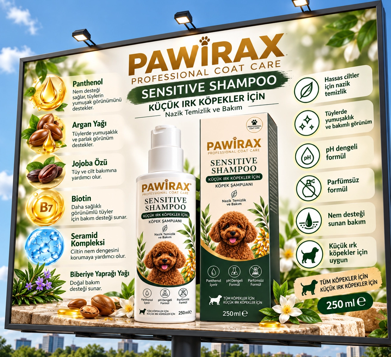 PAWİRAX SENSITIVE SHAMPOO 250 ML