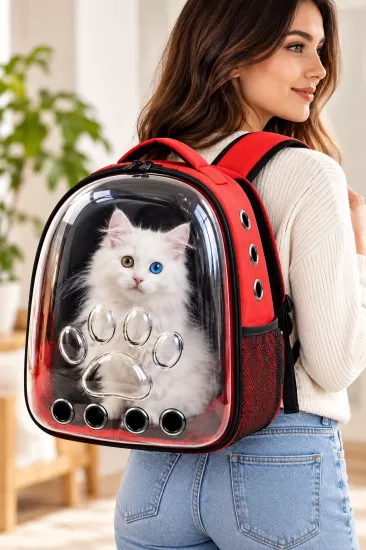 PAWIRAX Astronot Kedi Köpek Taşıma Sırt Çantası
