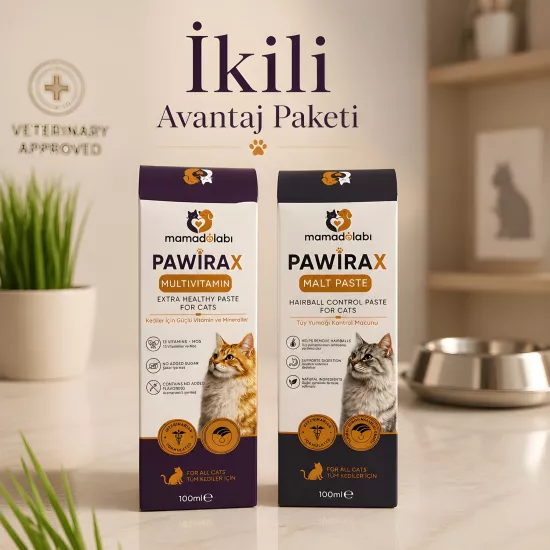 Pawirax Premium MALT ve MULTİVİTAMİN 2’Li Set