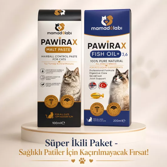 PAWİRAX PREMİUM BALIK YAĞI  ve MALT  2’Lİ  SET