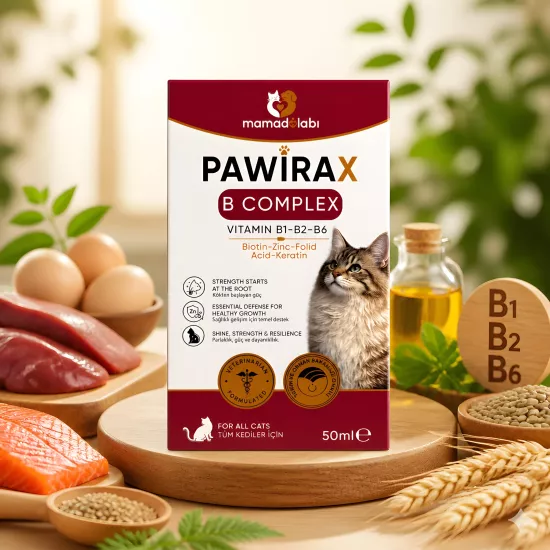 SOKAK KEDİLERİ İÇİN Pawirax B Complex SIVI TAKVİYE